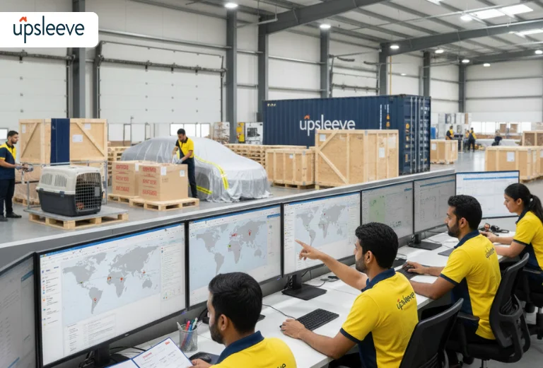 international relocation services UAE logistics shipment tracking customs