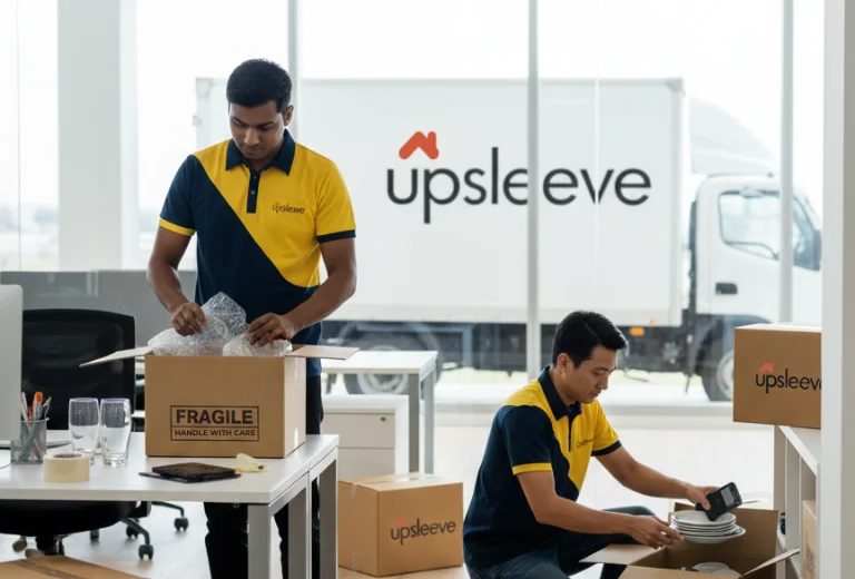 residential shifting services UAE packing unpacking boxes protection