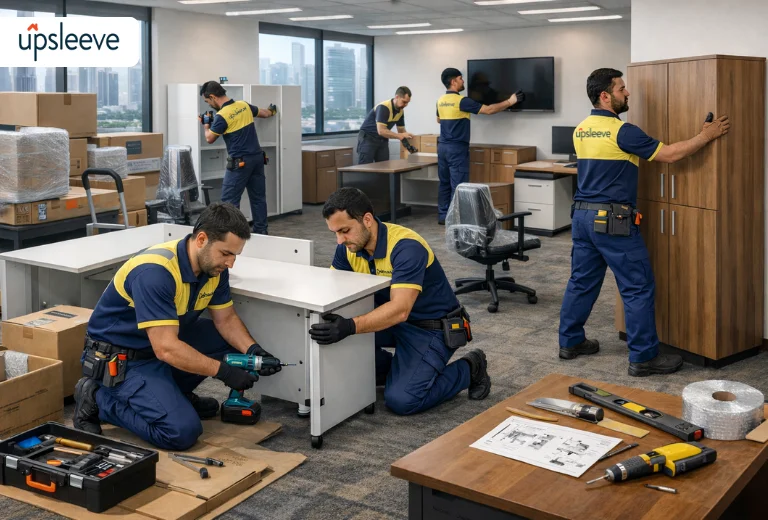 FF&E installation UAE furniture fixtures equipment setup services