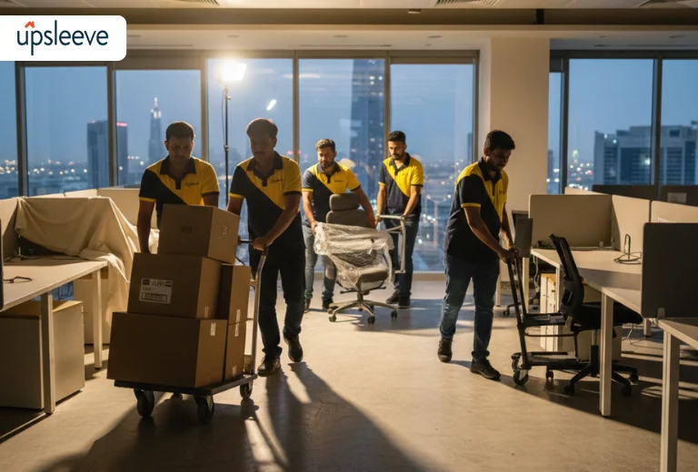 off peak office moving services UAE for night and weekend business relocation