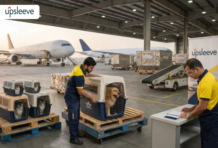 international pet relocation services UAE with IATA approved crates and flight coordination