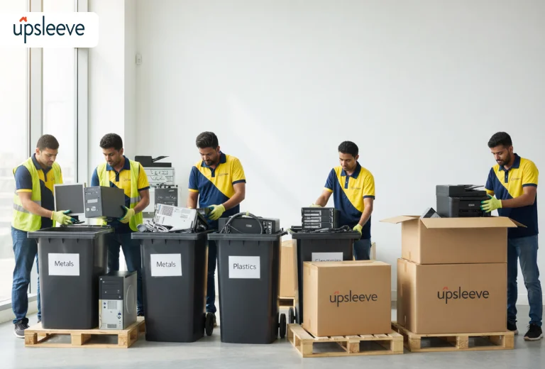 IT equipment relocation services UAE disposal recycling data wiping