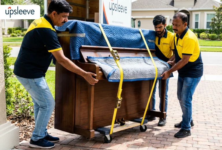 piano moving services UAE local piano relocation hydraulic lift transport