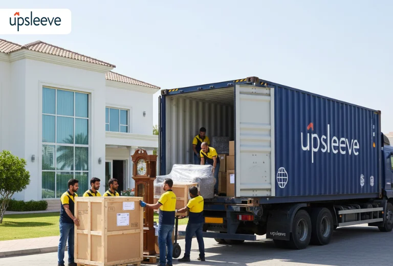 international villa moving services UAE with packing shipping and logistics coordination
