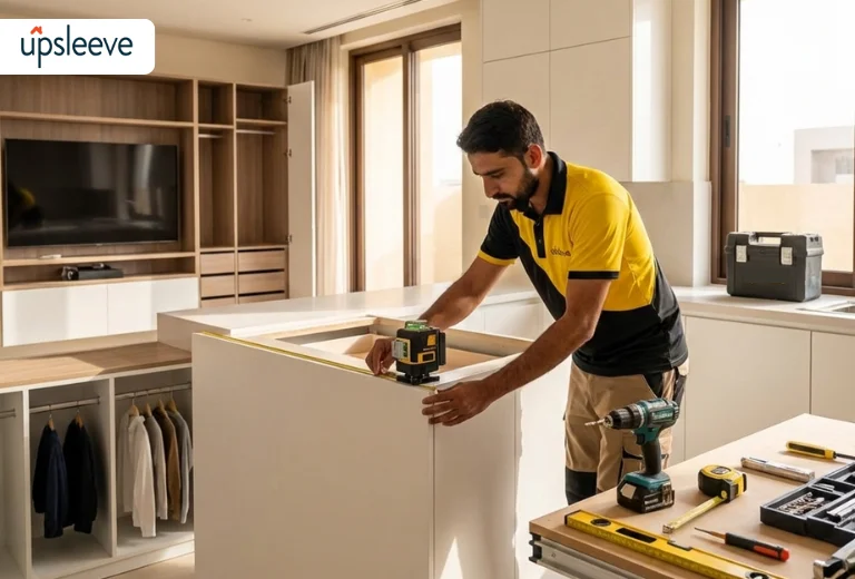 custom furniture installation UAE kitchen cabinets closets setup