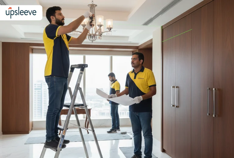 FF&E installation UAE fixture equipment lighting installation services