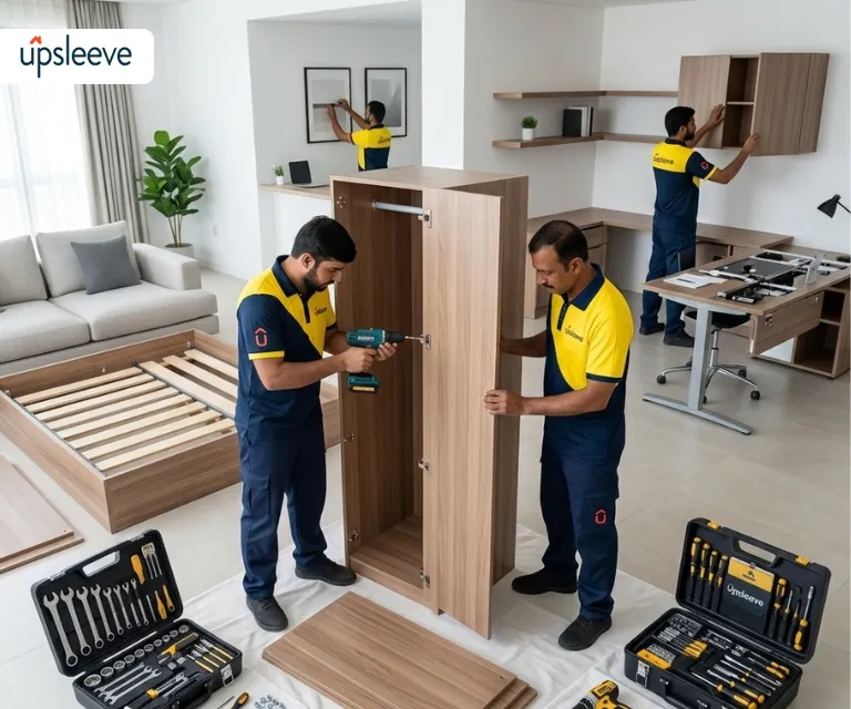 furniture installation services with handyman support for beds wardrobes and cabinets
