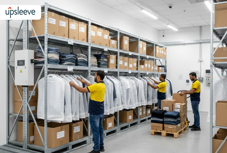 inventory storage units UAE with barcode tracking and secure warehouse storage