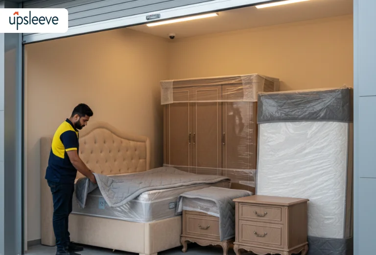 luxury furniture storage UAE for designer sofas antique cabinets and premium furniture