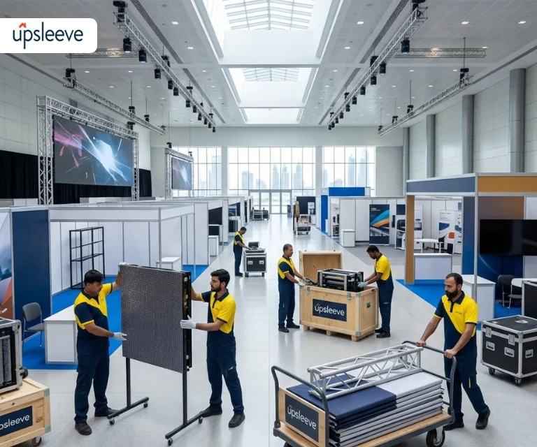 specialty moving services UAE exhibition trade show equipment transport