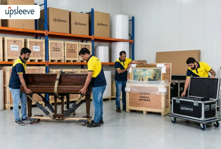 specialty moving services UAE for piano artwork and fragile items transport