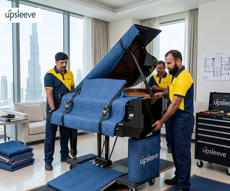 specialty moving services UAE piano moving safe transport relocation
