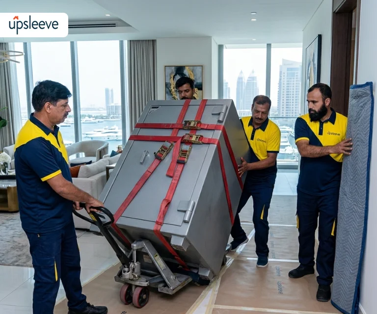 safe vault moving UAE heavy safe relocation secure transport