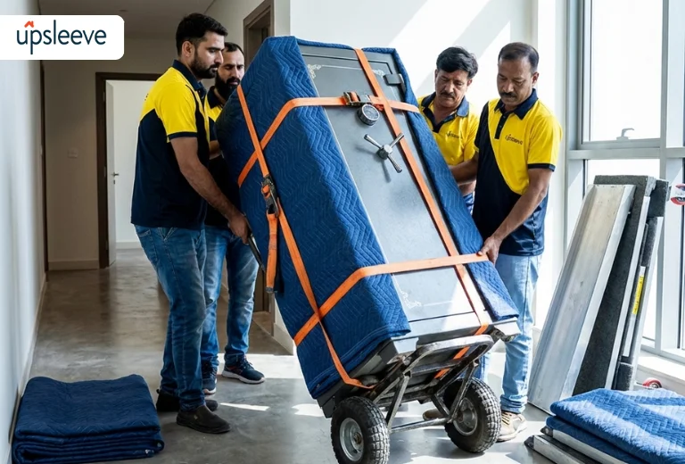 office relocation UAE safe locker vault moving services