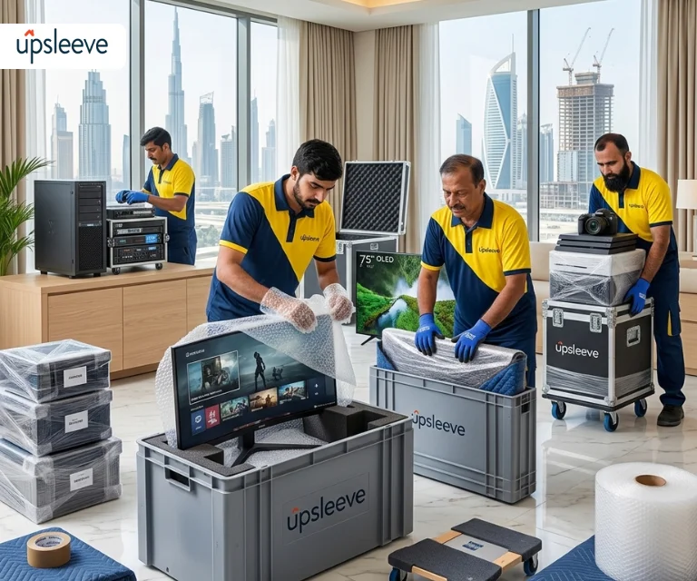 electronics moving UAE computers servers transport protection